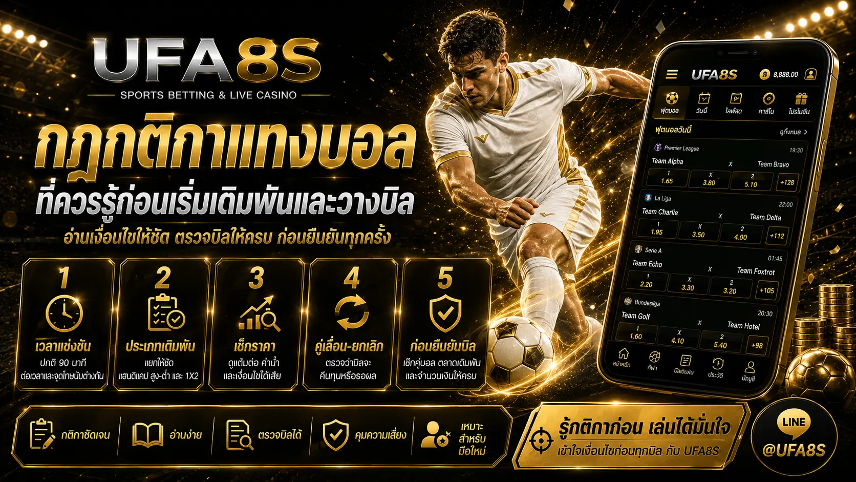 กฎกติกาแทงบอล